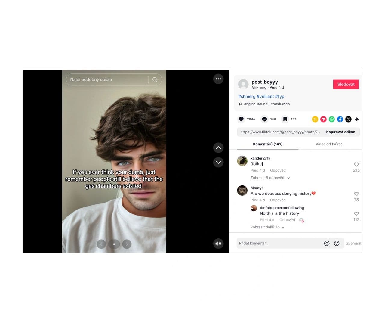 Screenhot z 26. srpna 2025